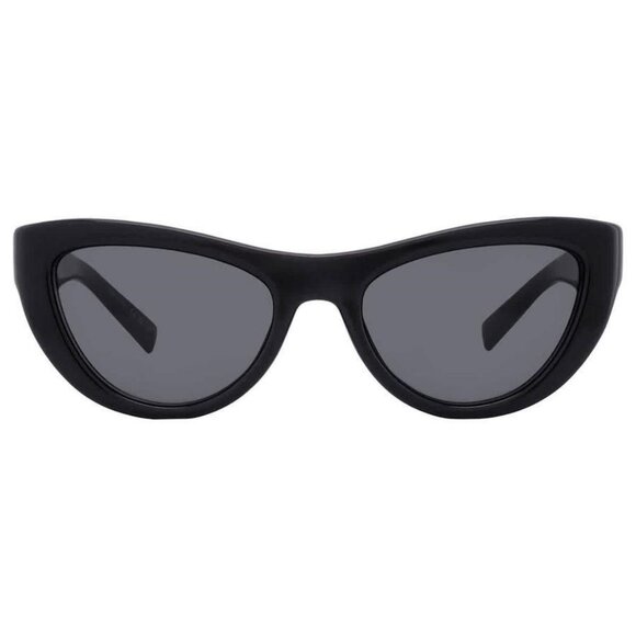 New Authentic Saint Laurent Black Cat Eye Ladies Sunglasses SL 676 001 53 SL 676 - Picture 1 of 6